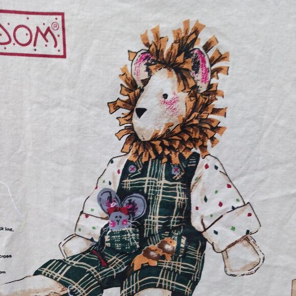 1998 Daisy Kingdom Rory Lion Cut and Sew Stuffed Lion Toy Printed Fabric - Picture 1 of 6
